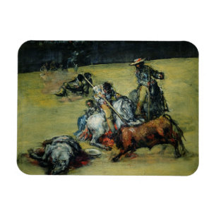 The Bullgevecht, c.1825 (olie op canvas) Magneet