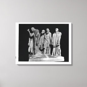 The Burghers of Calais, 1889 Canvas Afdruk