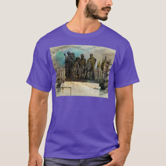 The Burghers of Calais by Rodin London T-shirt