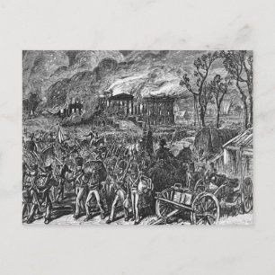 The Burning of Washington, 1814 Briefkaart