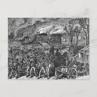 The Burning of Washington, 1814 Briefkaart