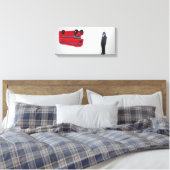 The Bus Canvas Afdruk (Insitu (Slaapkamer))