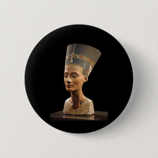 The Bust of Queen Nefertiti Ronde Button 5,7 Cm