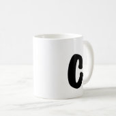 The "C" mug (Devant droit)