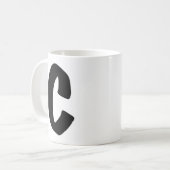 The "C" mug (Devant gauche)