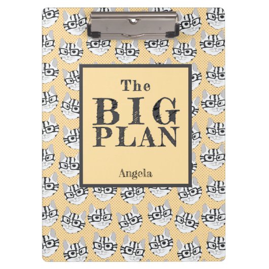 The Cadstudios The Big Plan Beige Klembord (Voorkant)