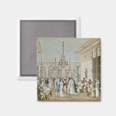 The Cafe Frascati in 1807 Magneet (Voorkant / Achterkant)
