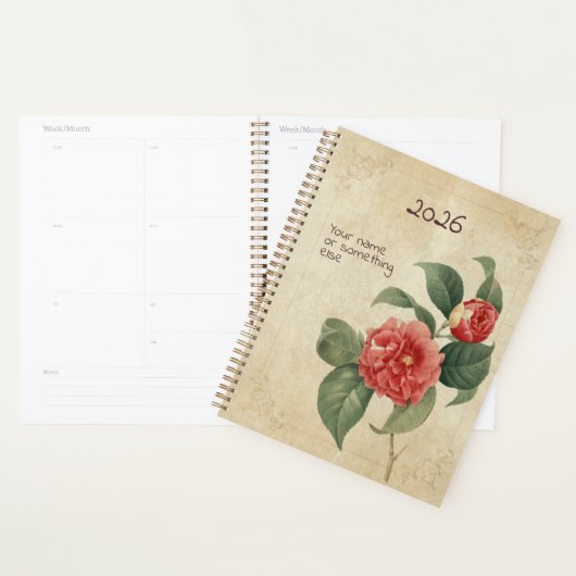 The Camellia Keeper Planner: Winter's Rose Edition (Devant avec enveloppe)