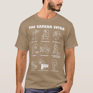 The Camera Sutra Kamasutra Photographer Cameraman T-shirt