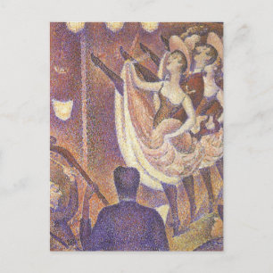 The Can Dance, Le Chahut van Georges Seurat Briefkaart