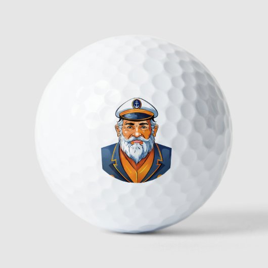 The captain of the ship golfballen (Voorkant)