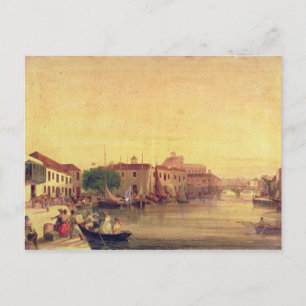 The Careenage, Bridgetown, Barbados, c.1848 Briefkaart