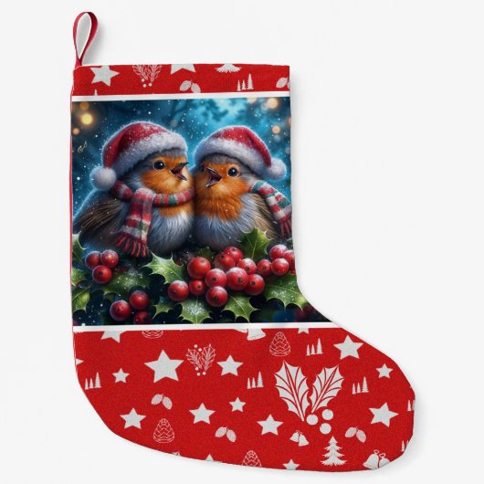 The Carol Singers Christmas Stocking Kleine Kerstsok (Voorkant)