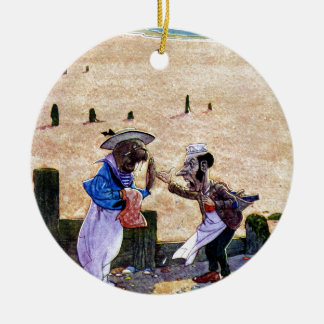 The Carpenter and the Walrus - Alice in Wonderland Keramisch Ornament