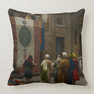 The Carpet Merchant, c.1887 (olie op canvas) Kussen