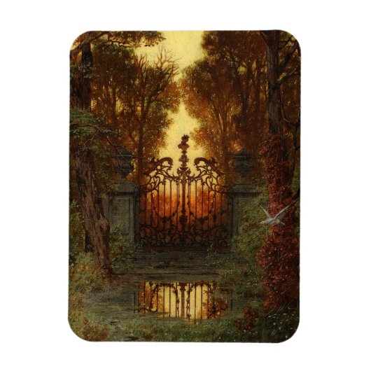 The Castle Gate (door Ferdinand Knab) Magneet (Verticaal)