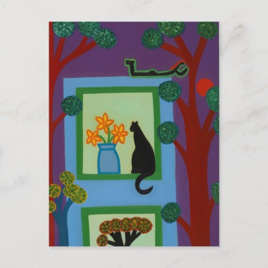 The Cat From Askew Crescent 2008 Briefkaart (Voorkant)