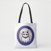 The Cat on The Moon Bag Draagtas (Voorkant)