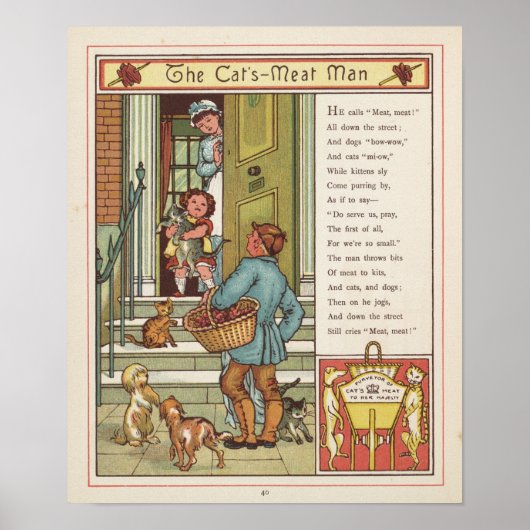 The Cat’s-Meat Man poster (Devant)