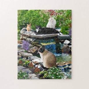 "The Cat Spa" Puzzle Legpuzzel