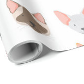 The Cat's Meow Cat Lover Verjaardags Wrapping Pape Cadeaupapier (Rol Hoek)