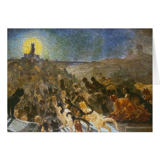 The Cat's Meow -  kunst van Théophile Steinlen (Voorkant Horizontaal)