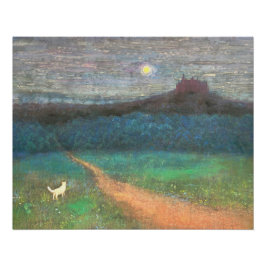 The Cat's Midnight Journey Perfect Poster