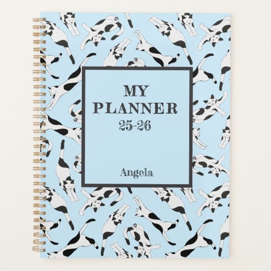 The Cats of cadstudios My Planner Baby Blue (Voorkant)