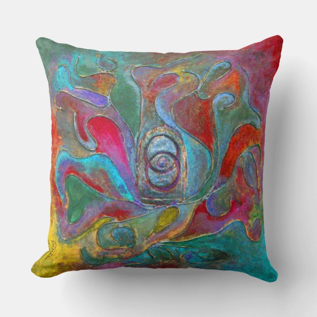 "The Celest Guardian from Unseen" door Paul Buică Kussen (Voorkant)