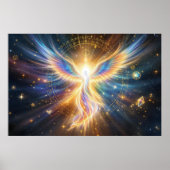 The Celestial Phoenix: Guardian of Ancient Wisdom Poster (Voorkant)