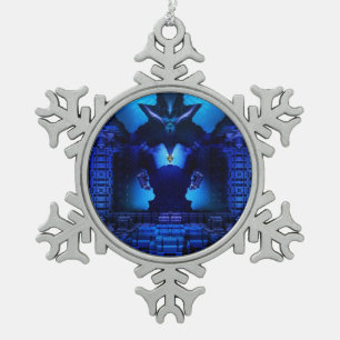 The Chamber of Talidos Pewter Snowflake Ornament