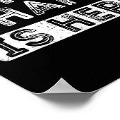 The Champ Is Here Srt Motivational Funny Martial A Poster (Hoek)