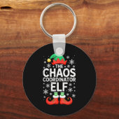 The Chaos Coordinator Elf Shirt Family Matching Ch Sleutelhanger (Voorkant)