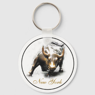 "The Charging Bull" - New York Sleutelhanger