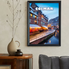 The Charm of the Colmar Christmas market Perfect Poster