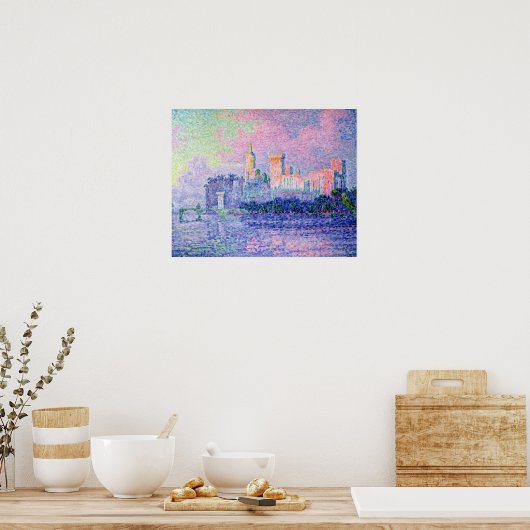 The Chateau des Papes, Avignon, 1900 Poster (Keuken)