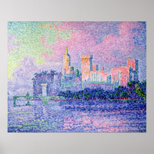 The Chateau des Papes, Avignon, 1900 Poster (Voorkant)