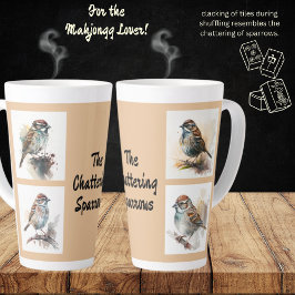The Chattering Sparrows - Mahjong Referentie Latte Mok