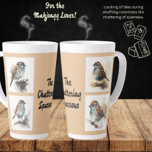 The Chattering Sparrows - Mahjong Referentie Latte Mok