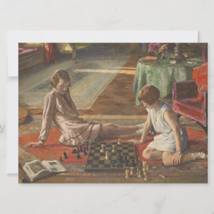The Chess Players (door John Lavery) Kaart