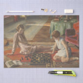 The Chess Players (door John Lavery) Tissuepapier (Craft)