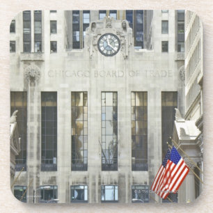 "The Chicago Board of Trade, Chicago, Illinois" Bier Onderzetter