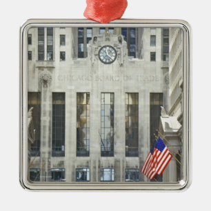 "The Chicago Board of Trade, Chicago, Illinois" Metalen Ornament