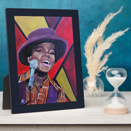 The Child Prodigy Painting by Alfred Fox Fotoplaat (Zijkant)