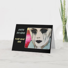 'The Chill' schilderij op een Bedankkaart