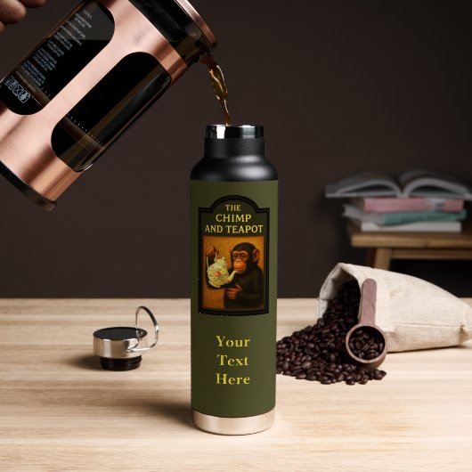 The Chimp And Teapot Pub Waterfles (Koffie (Gedraaid) )