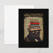 The Chose This Method To Memorize The Fastest Bedankkaart (Voorkant / Achterkant)