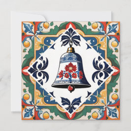 The Christmas Bell in the Tropical Moonlight Feestdagenkaart