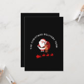 The Christmas Delivery Team Kaart (Voorkant / Achterkant in situ)