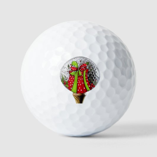 The Christmas Present  Golfballen (Voorkant)